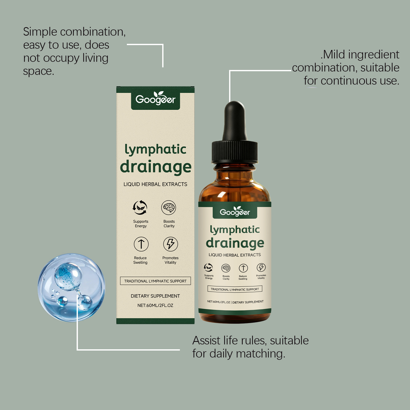 Lymphatic Drainage Drops 11-in - Herbal Weight review and price