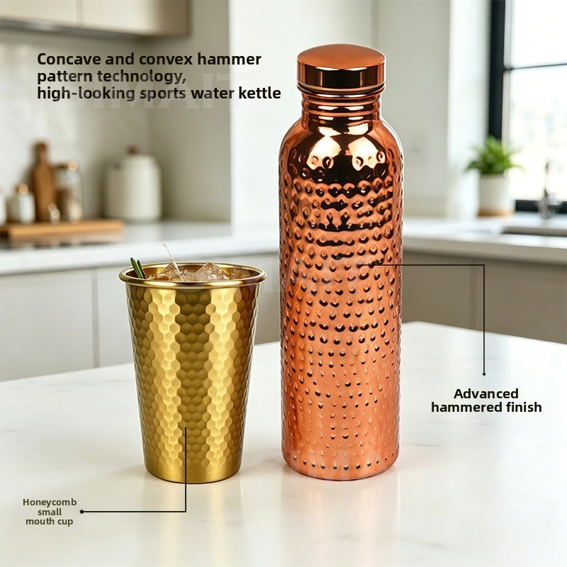 Ayurvedic Copper Plated Pot, I - Ayurvedic & Herbal Wellness Kits review and price