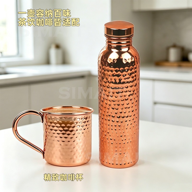 Ayurvedic Copper Plated Pot, I - Ayurvedic & Herbal Wellness Kits review and price
